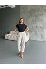 Aec Prive Yazlık Keten Pantolon Kadın - Şık Tasarım