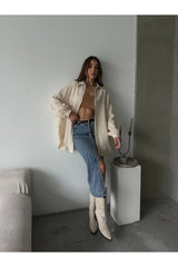 Aec Prive Kadın Pamuklu Oversize Gömlek - Rahat ve Şık