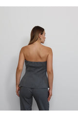 Aec Prive Kadın Astarlı Büstiyer Pantolon Takım