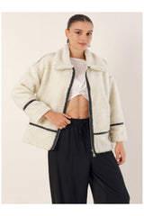 KADIN YENİ SEZON ASTARLI PELUŞ MONT 7777