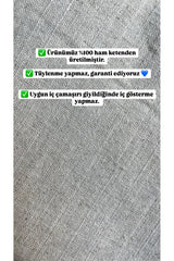 Kadın Yeni Sezon Premium Kalite Ham %100 Keten Şort