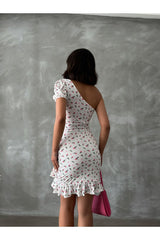 WOMEN'S NEW SEASON TREND SUMMER FLOWER DRESS 7777