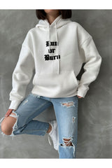 KADIN YENİ SEZON PREMİUM KALİTE OVERSİZE 3 İPLİK ŞARDONLU SWEATSHİRT 7777