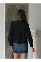 Aec Prive Kadın Uzun Kollu Pamuklu Gömlek