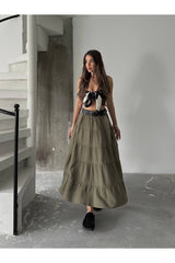 Aec Prive Pamuklu Uzun Müslin Etek - Şık ve Rahat