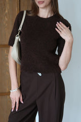 Aec Prive Kadın Kısa Kollu Yumoş Kazak