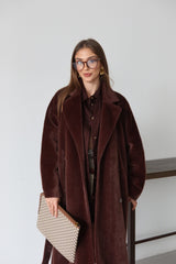 Aec Prive Kadın Tüylenmez Kaşmir Kaban - Lüks