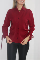 Aec Prive Kadın Özel Tasarım Beli İnce Gösteren Gömlek