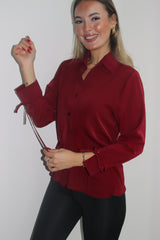 Aec Prive Kadın Özel Tasarım Beli İnce Gösteren Gömlek