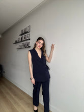 Aec Prive Lüx Tailored Kemer Detaylı Yelek Pantolon Takım - 8832