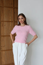 Aec Prive Kadın Kısa Kollu Yumoş Kazak