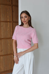 Aec Prive Kadın Kısa Kollu Yumoş Kazak