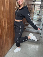 Kadın Premium Kalite Şapkalı Eşofman Takım