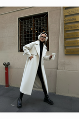 Aec Prive Kadın Kaşe Kaban ile Şık Kış Stili