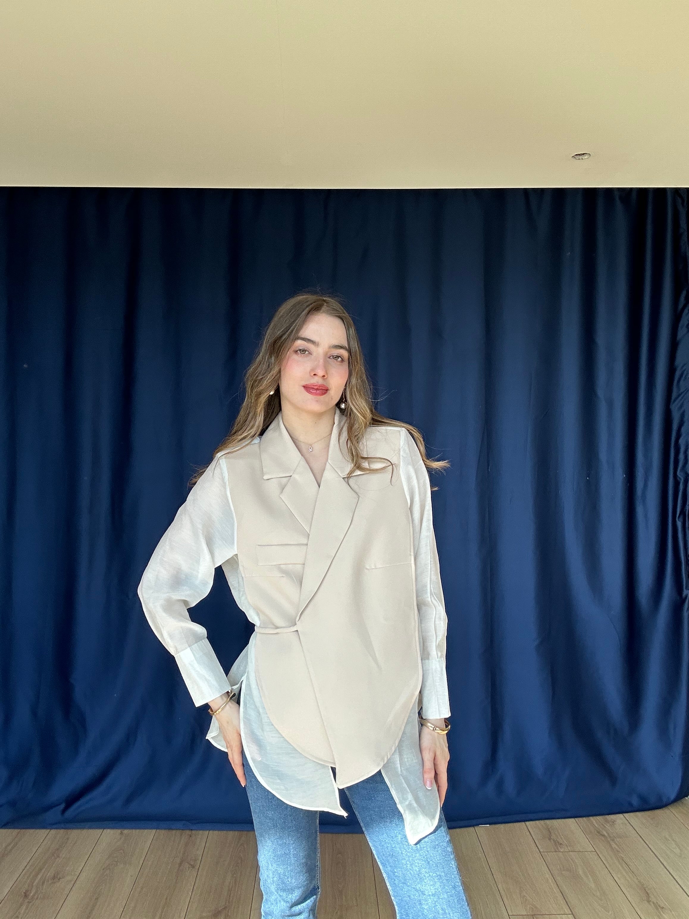 Aec Prive Women's Couture Tulle Detailed Special Design Jacket -56699 (Pre-order. Shipping date: 28.03.2026)