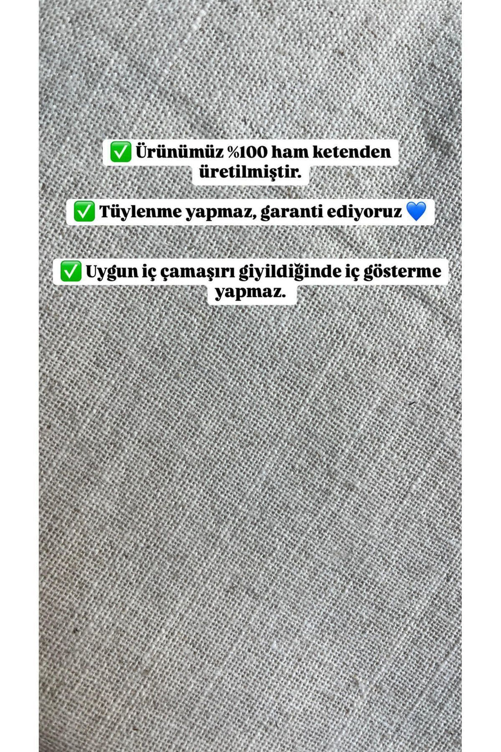Kadın Yeni Sezon Premium Kalite Ham %100 Keten Şort