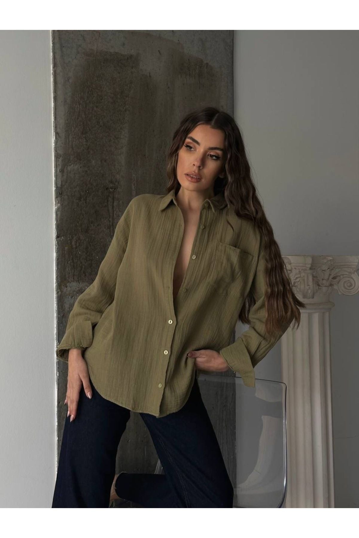 Aec Prive Women's Cotton Shirt - Stylish and Comfortable