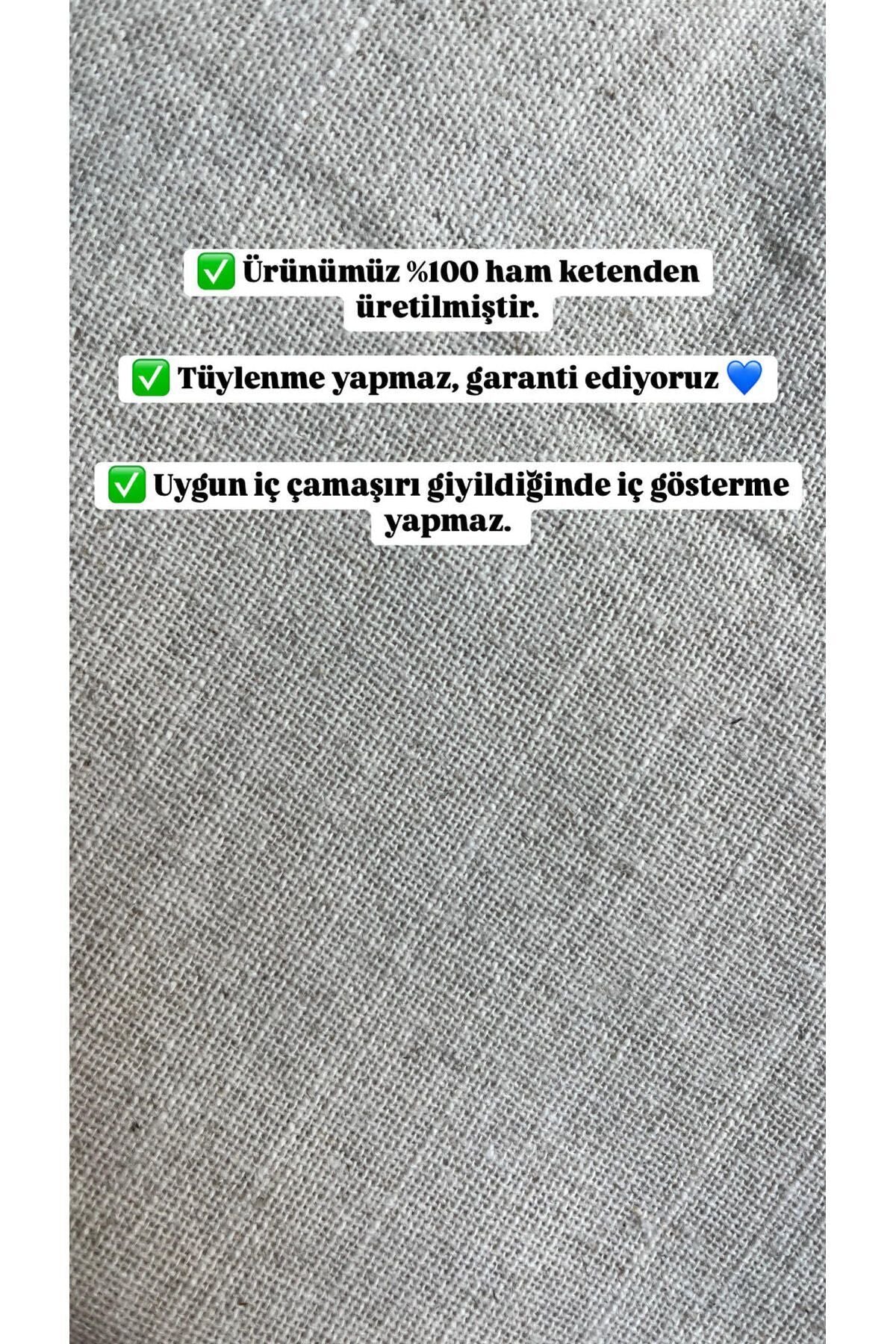 Aec Prive Kadın Palazzo Keten Pantolon - Şık ve Rahat