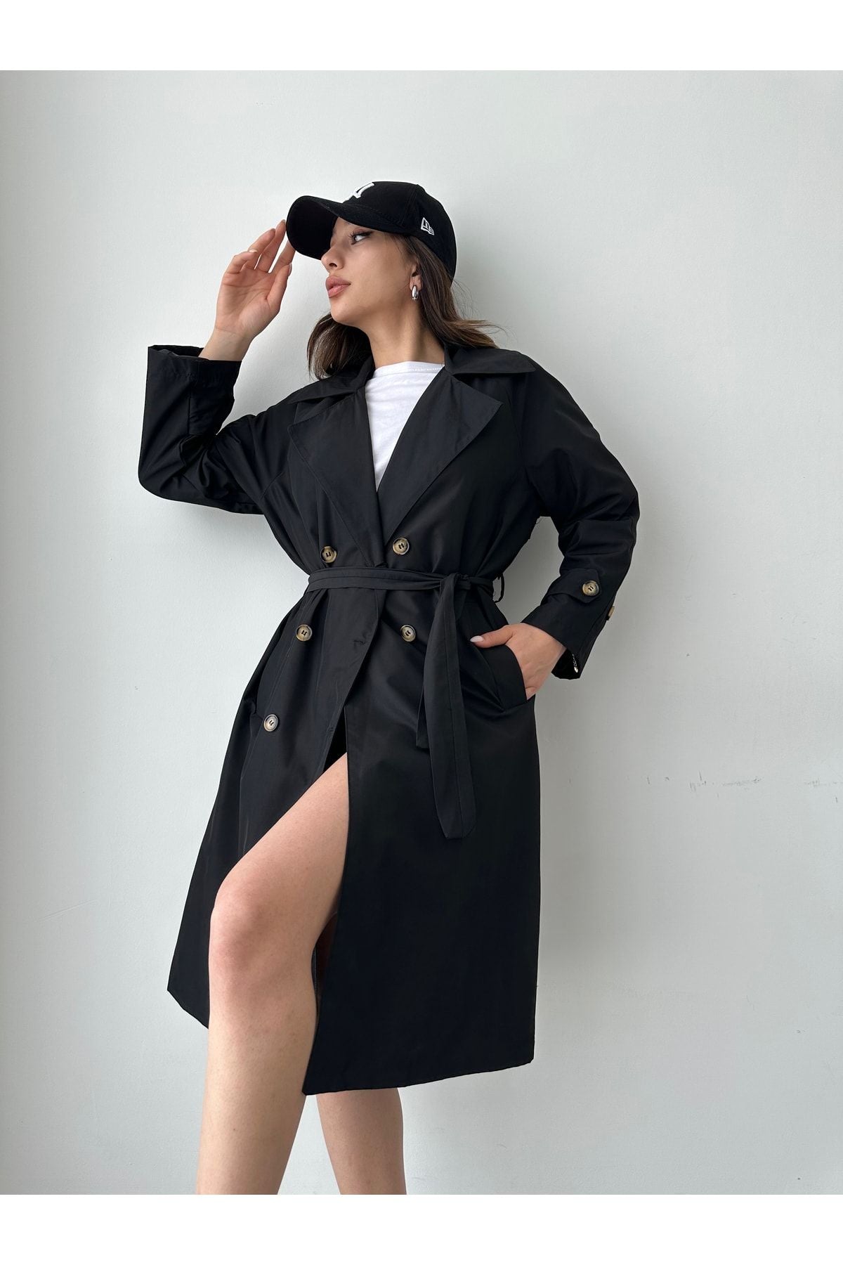 Aec Prive Women's Unlined Trench Coat Fashion