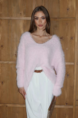 Aec Prive Kadın Yumoş V Yaka Kazak