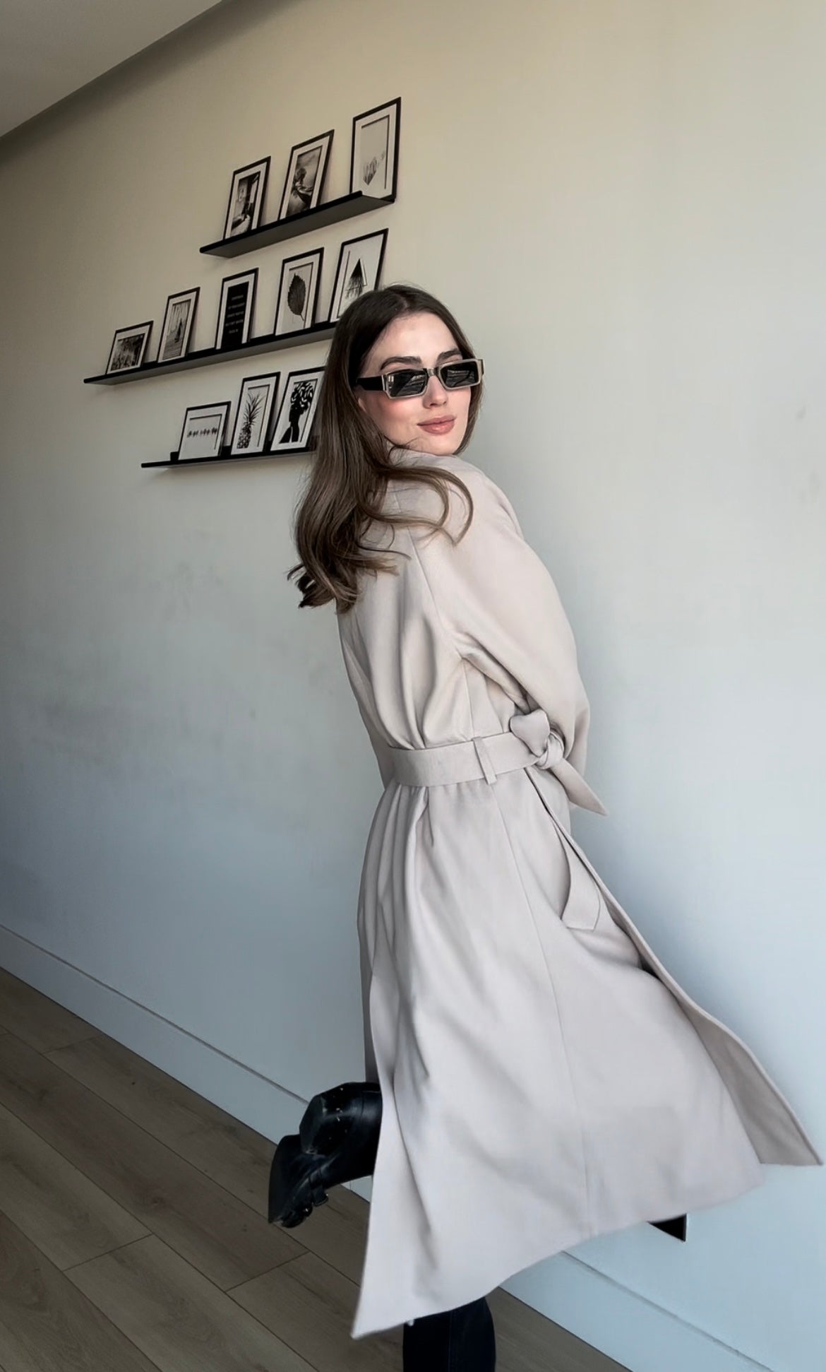 Aec Prive Women's Premium Quality Melton Coat