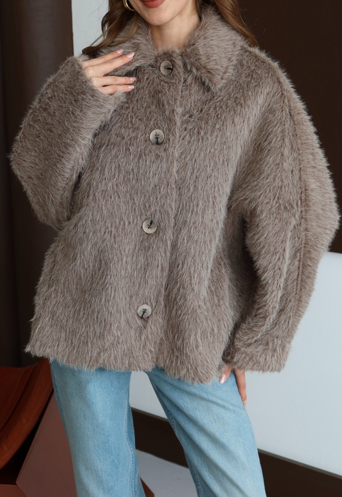 Aec Prive Kadın Kaşe Kaban Ceket - Rahat ve Şık