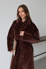 Aec Prive Kadın Tüylenmez Kaşmir Kaban - Lüks