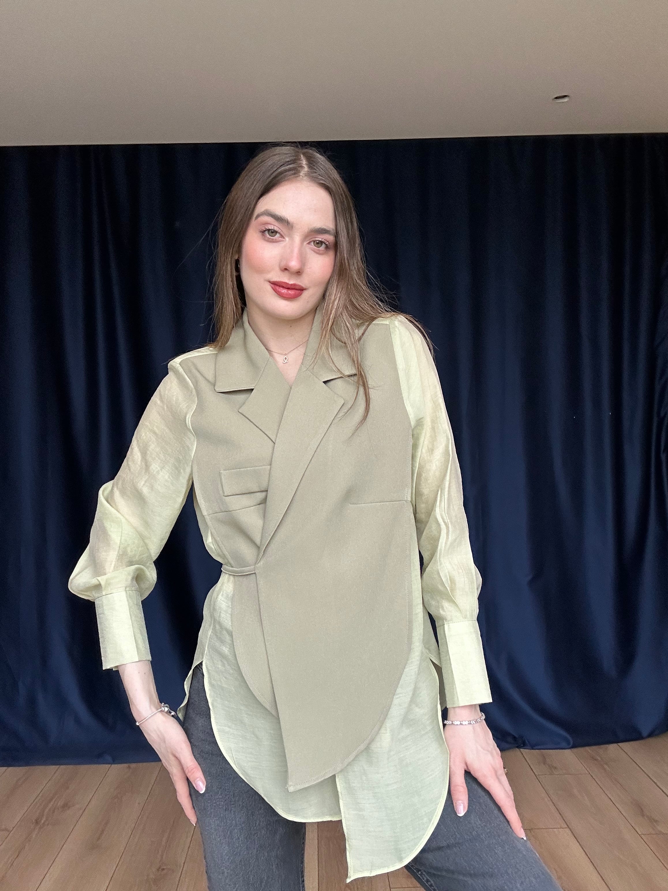 Aec Prive Women's Couture Tulle Detailed Special Design Jacket -56699 (Pre-order. Shipping date: 28.03.2026)