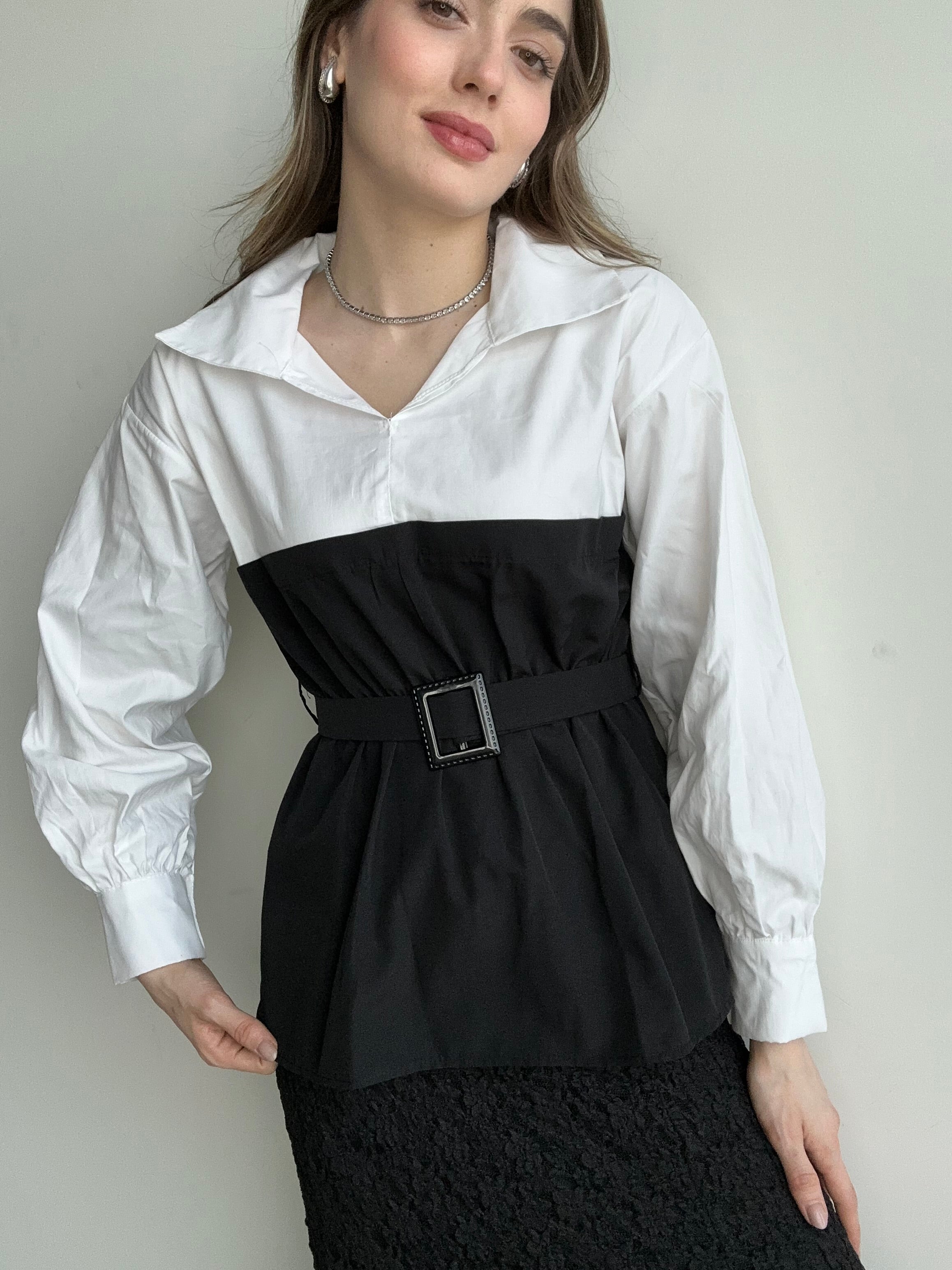 Aec Prive Women's Venesia Belted Shirt - 22492