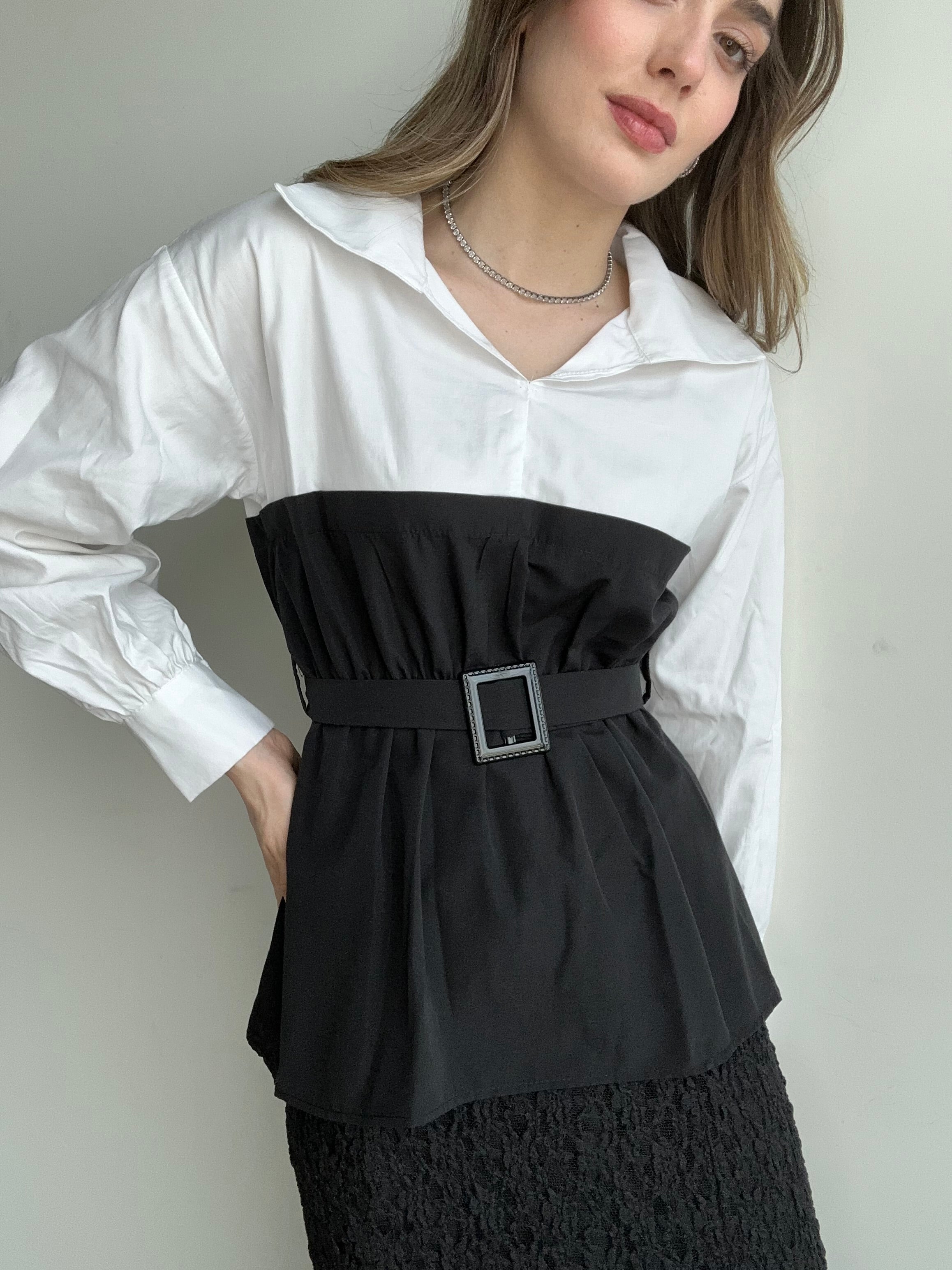 Aec Prive Women's Venesia Belted Shirt - 22492