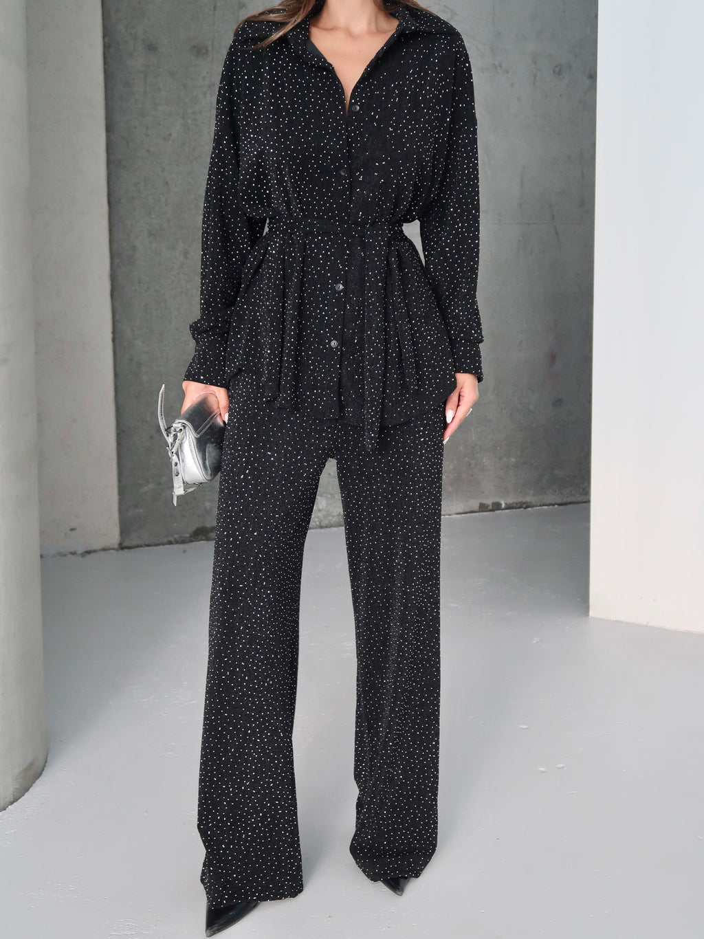 Aec Prive Stone Detailed Women's Suit - Luxury Design