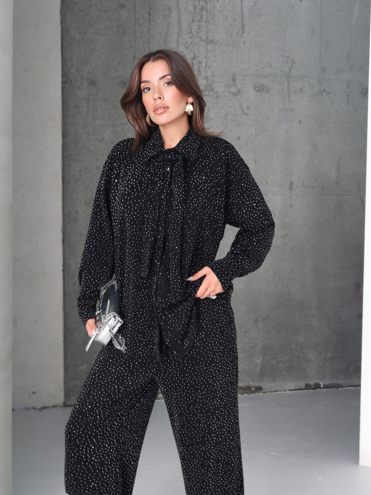 Aec Prive Taş Detaylı Kadın Takım Elbise - Lüks Tasarım