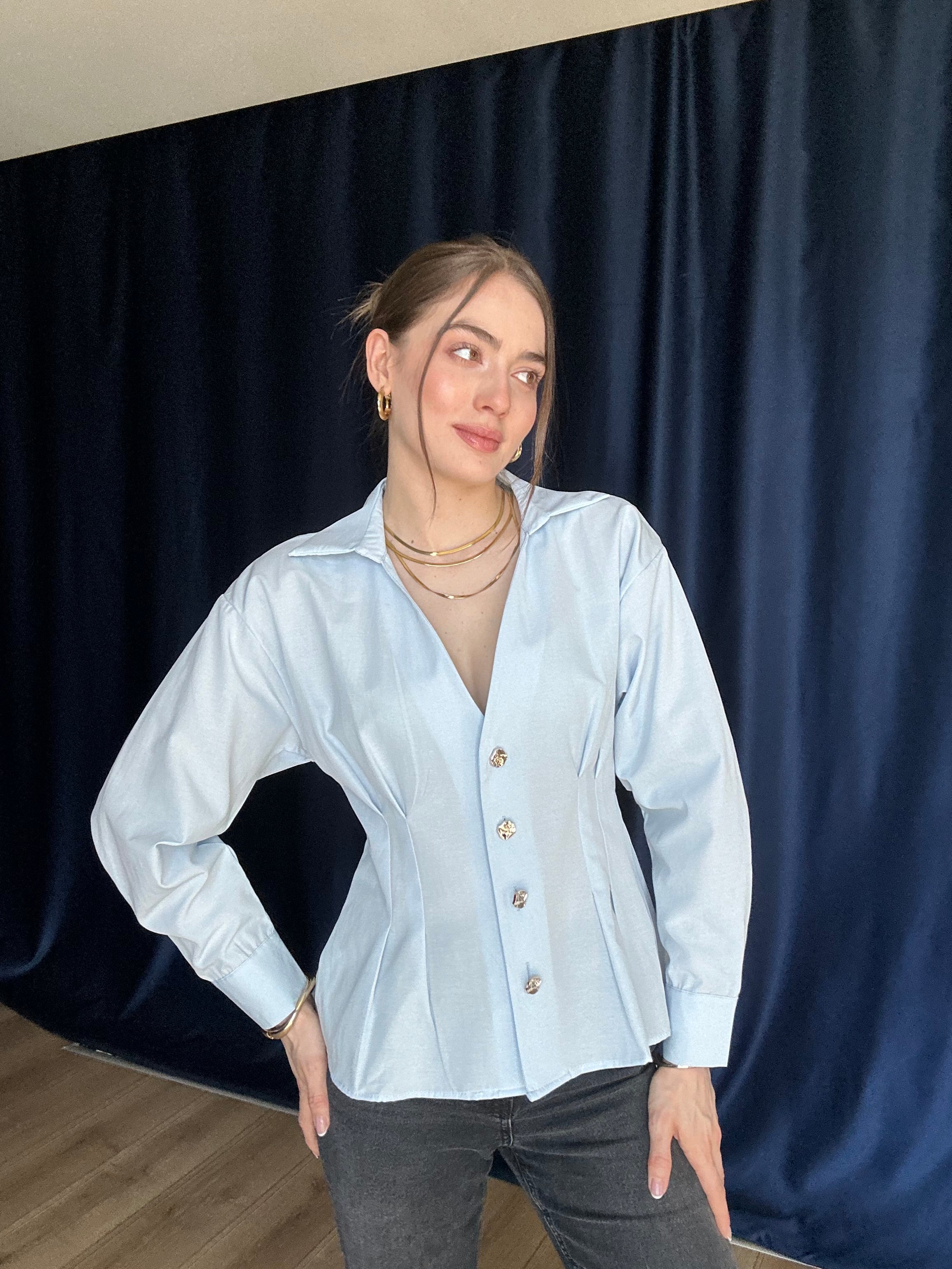 Aec Prive Women's Bella Slimming Stylish Shirt-23423