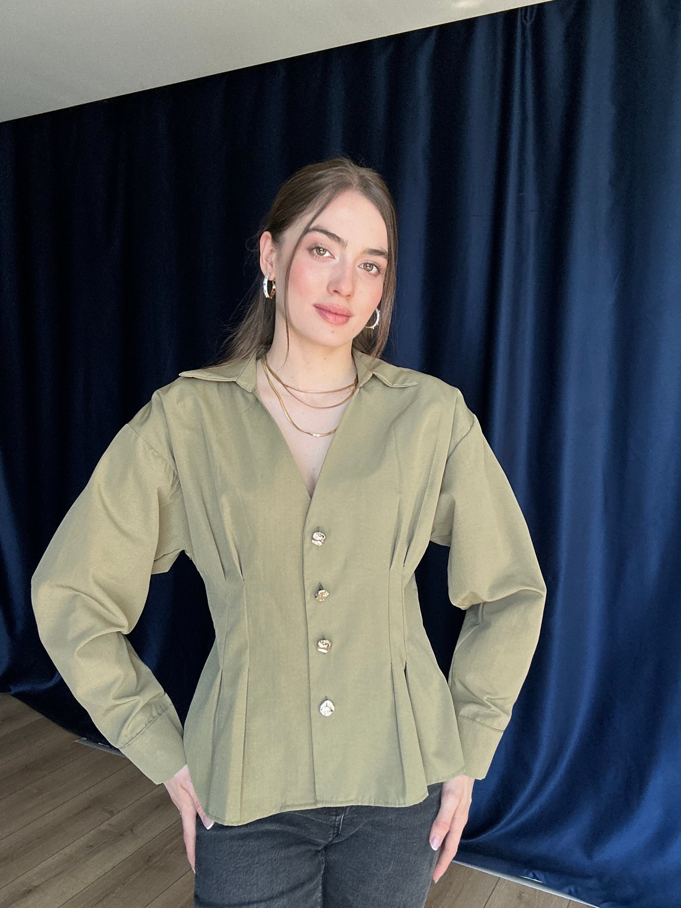 Aec Prive Women's Bella Slimming Stylish Shirt-23423