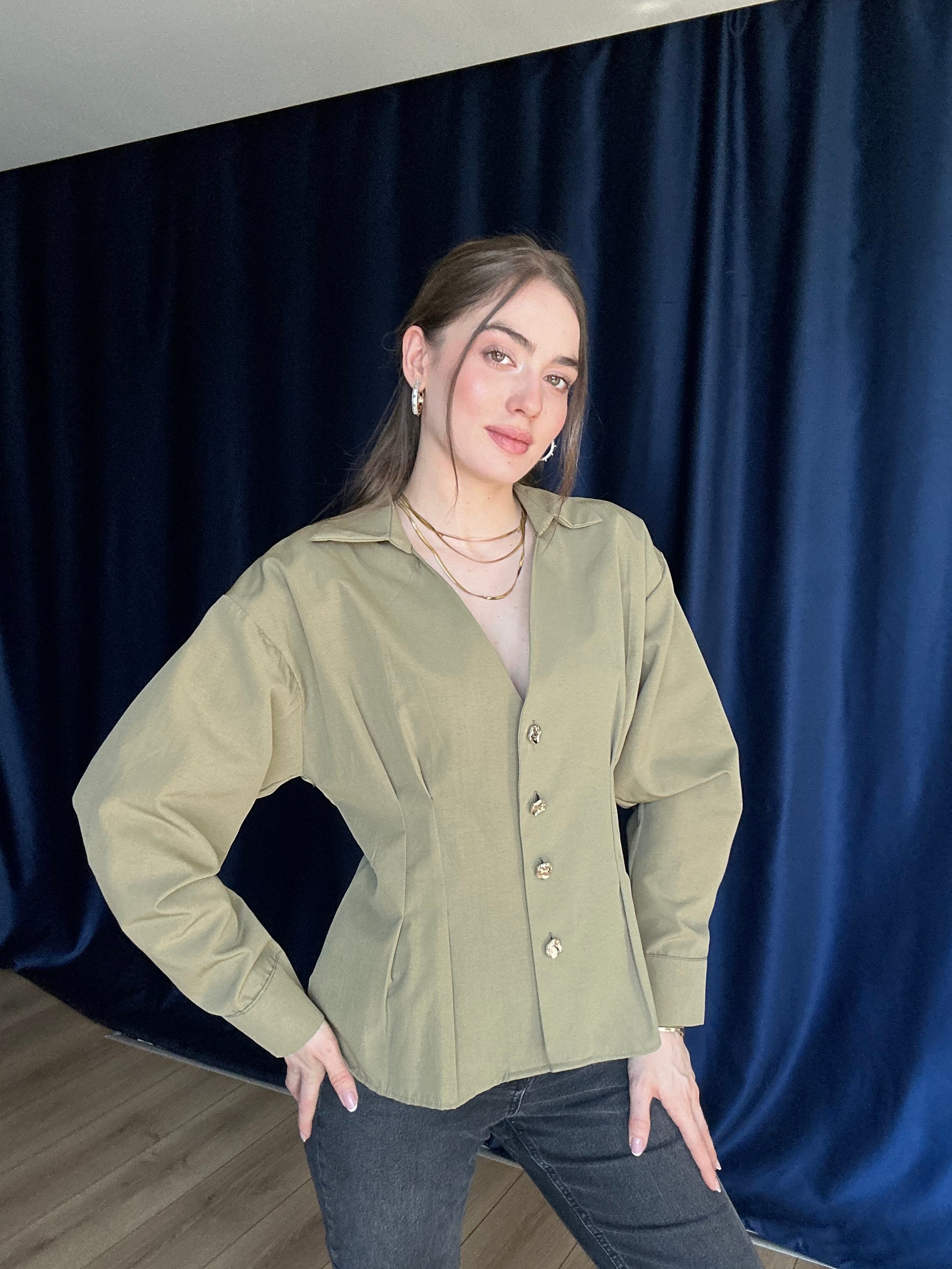 Aec Prive Women's Bella Slimming Stylish Shirt-23423