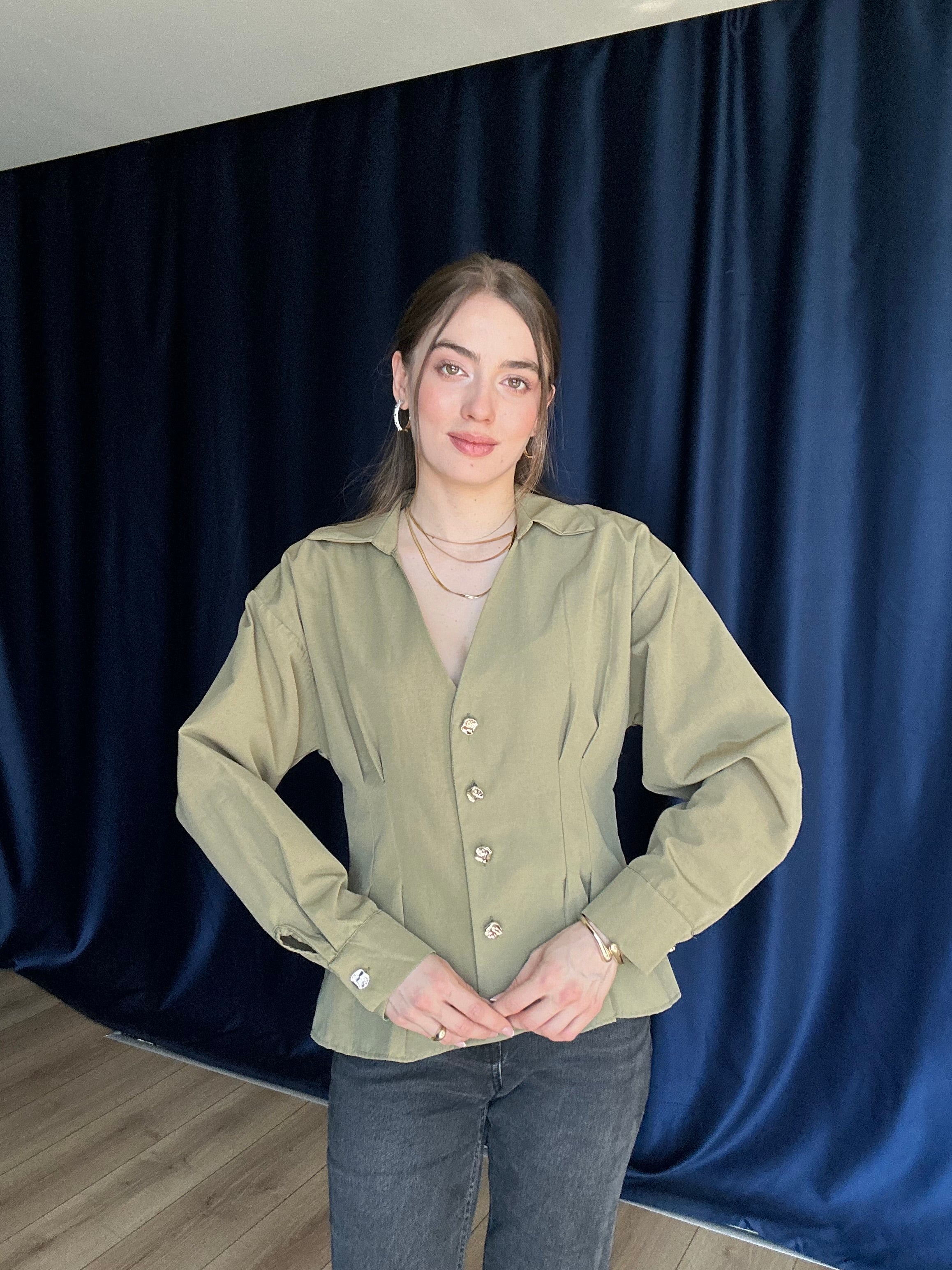 Aec Prive Women's Bella Slimming Stylish Shirt-23423