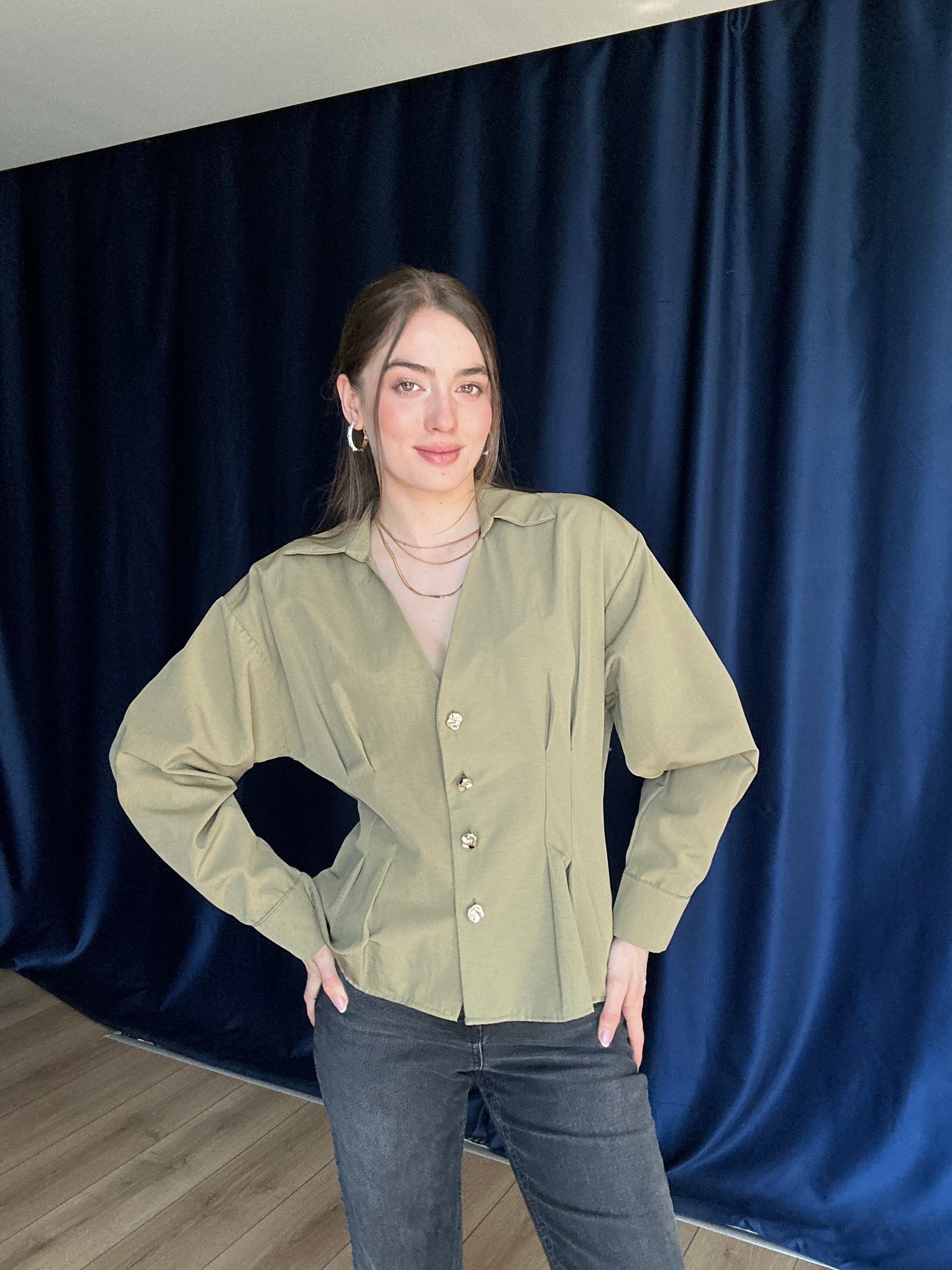 Aec Prive Women's Bella Slimming Stylish Shirt-23423