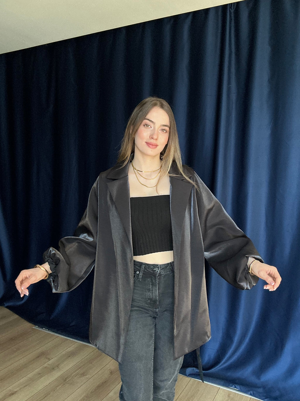 Aec Prive Kadın Éclat Luxe Blazer Ceket -3423