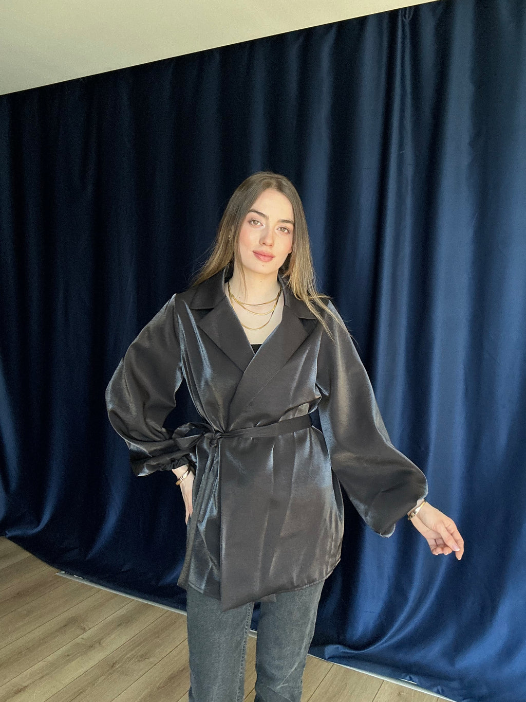 Aec Prive Kadın Éclat Luxe Blazer Ceket -3423