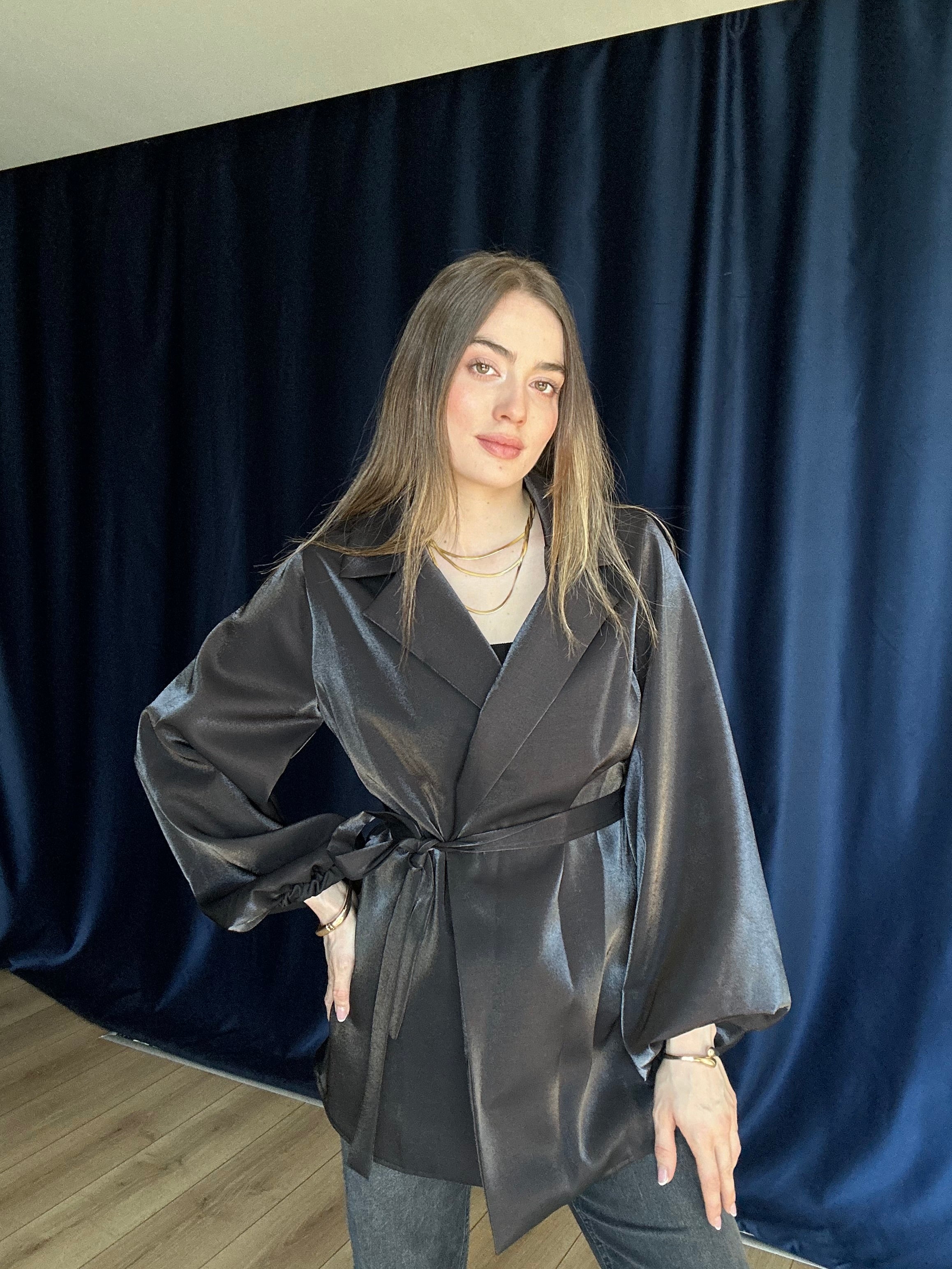 Aec Prive Kadın Éclat Luxe Blazer Ceket -3423