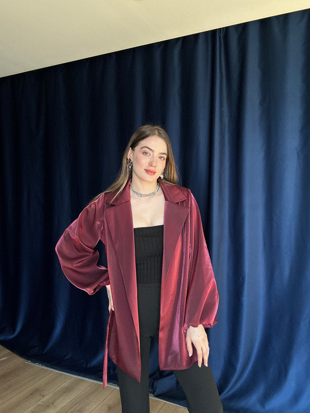 Aec Prive Kadın Éclat Luxe Blazer Ceket -3423