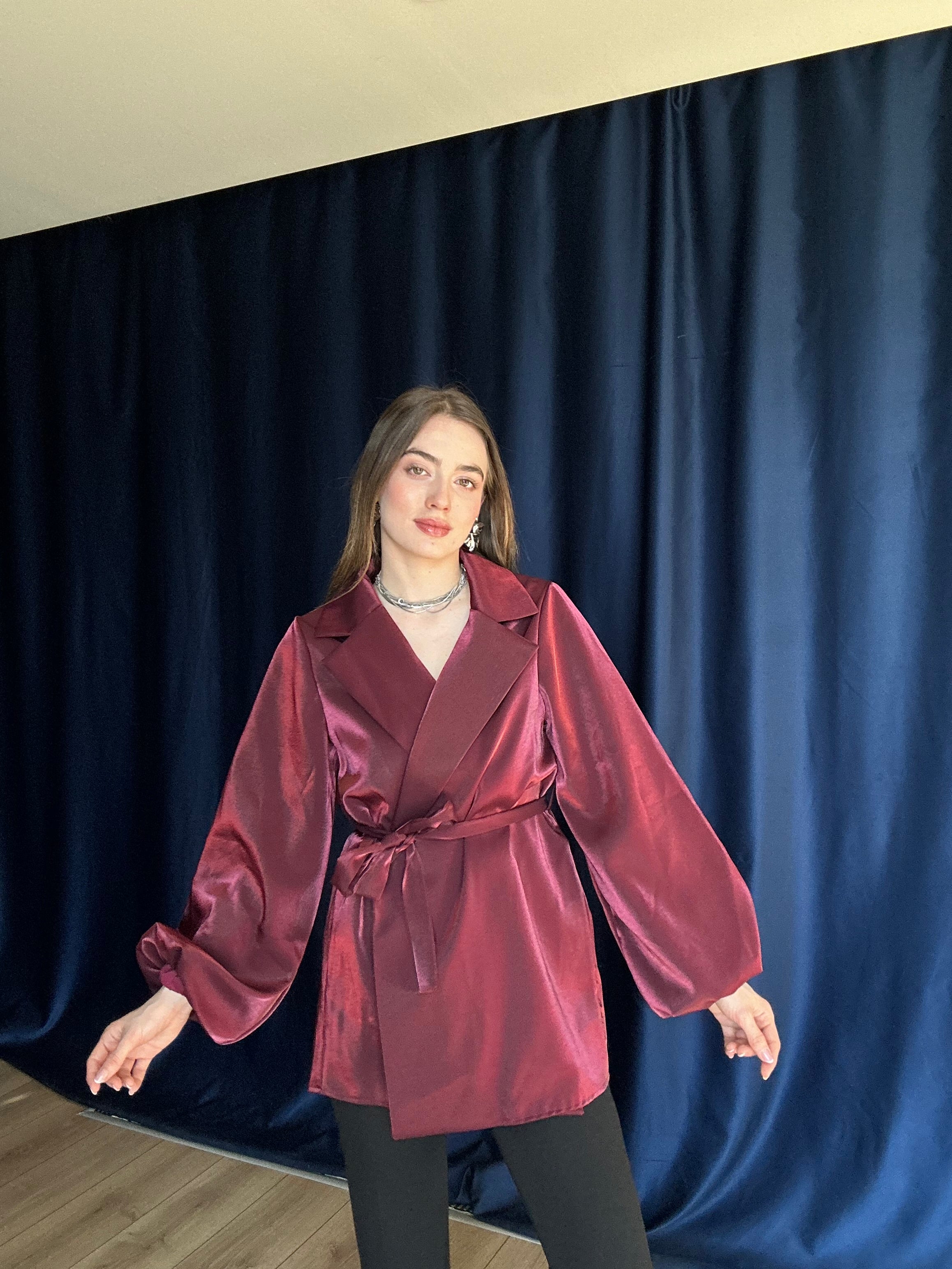 Aec Prive Kadın Éclat Luxe Blazer Ceket -3423