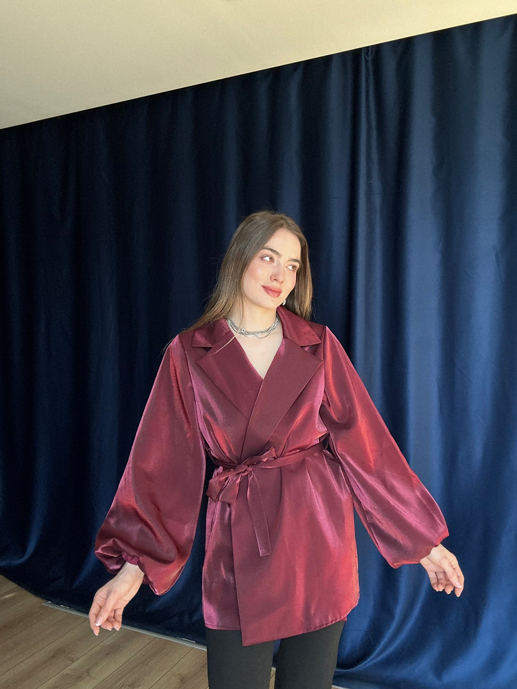 Aec Prive Kadın Éclat Luxe Blazer Ceket -3423