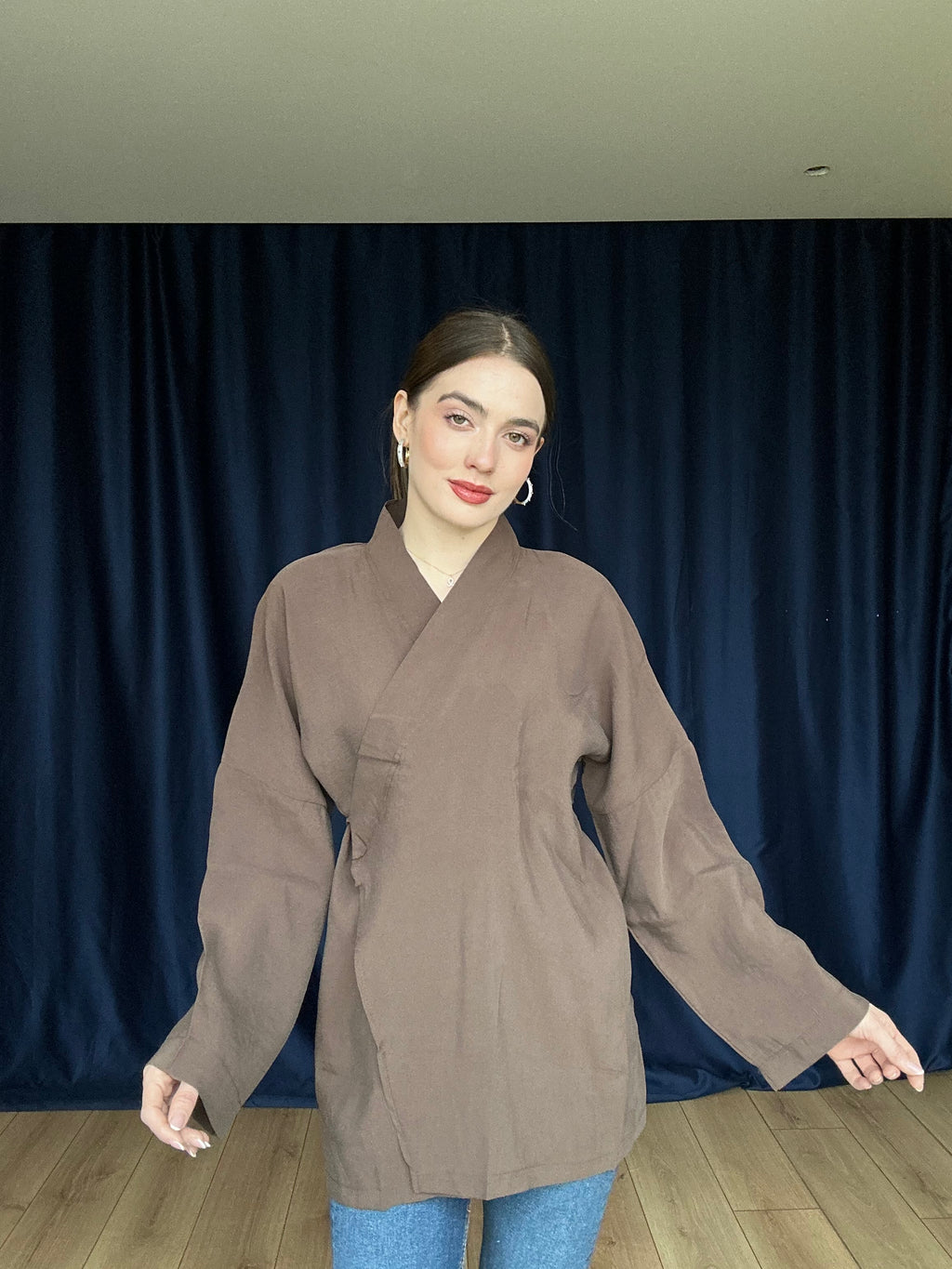 Aec Prive Kadın Natural Kimono - 4534