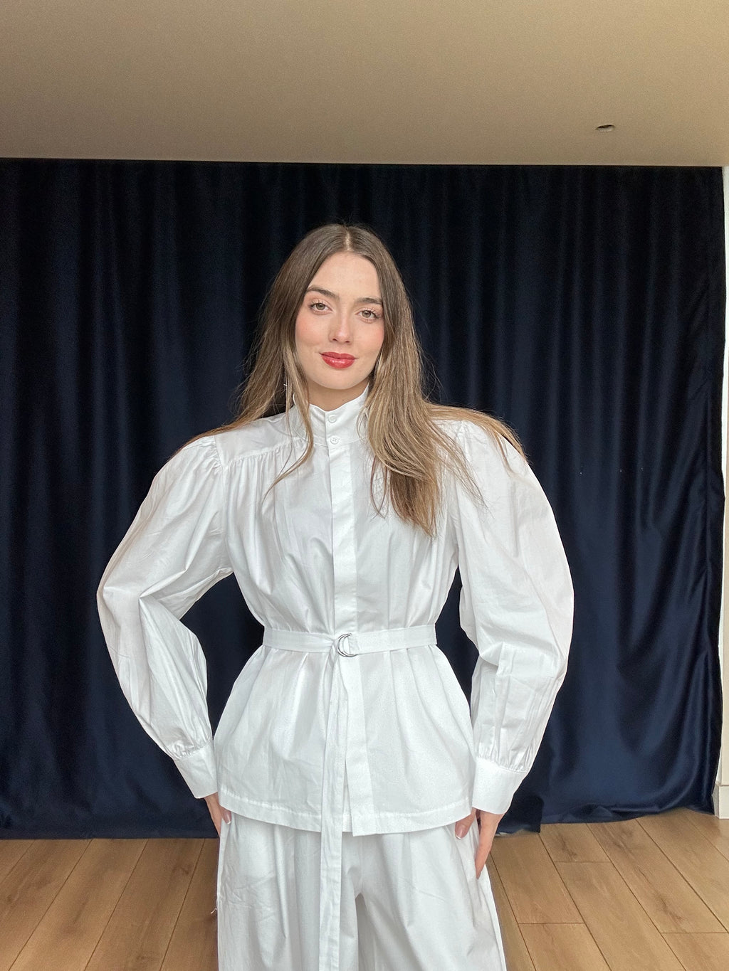 Aec Prive Kadın Premium Poplin Gömlek Pantolon Suit- 34323