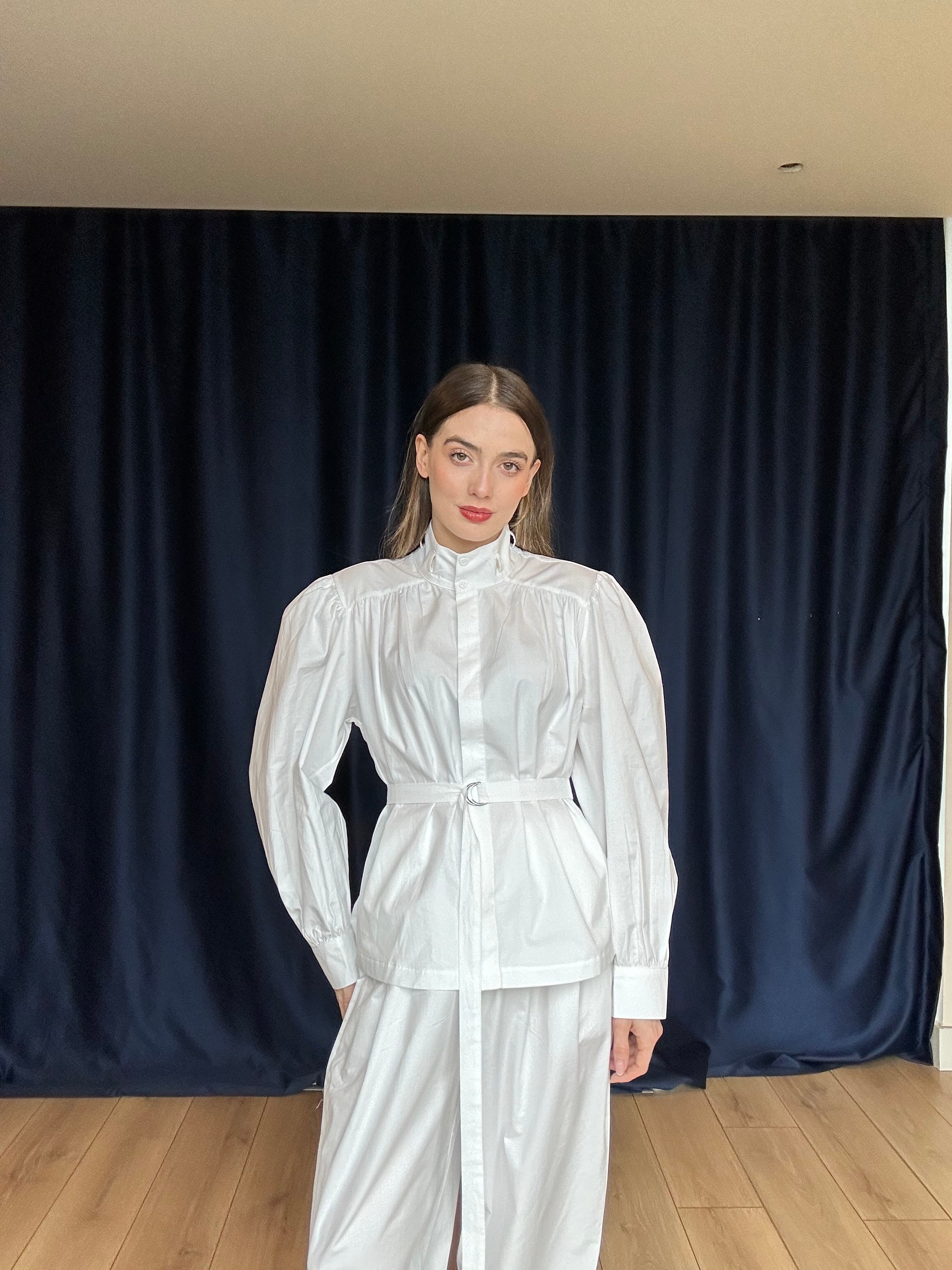 Aec Prive Kadın Premium Poplin Gömlek Pantolon Suit- 34323