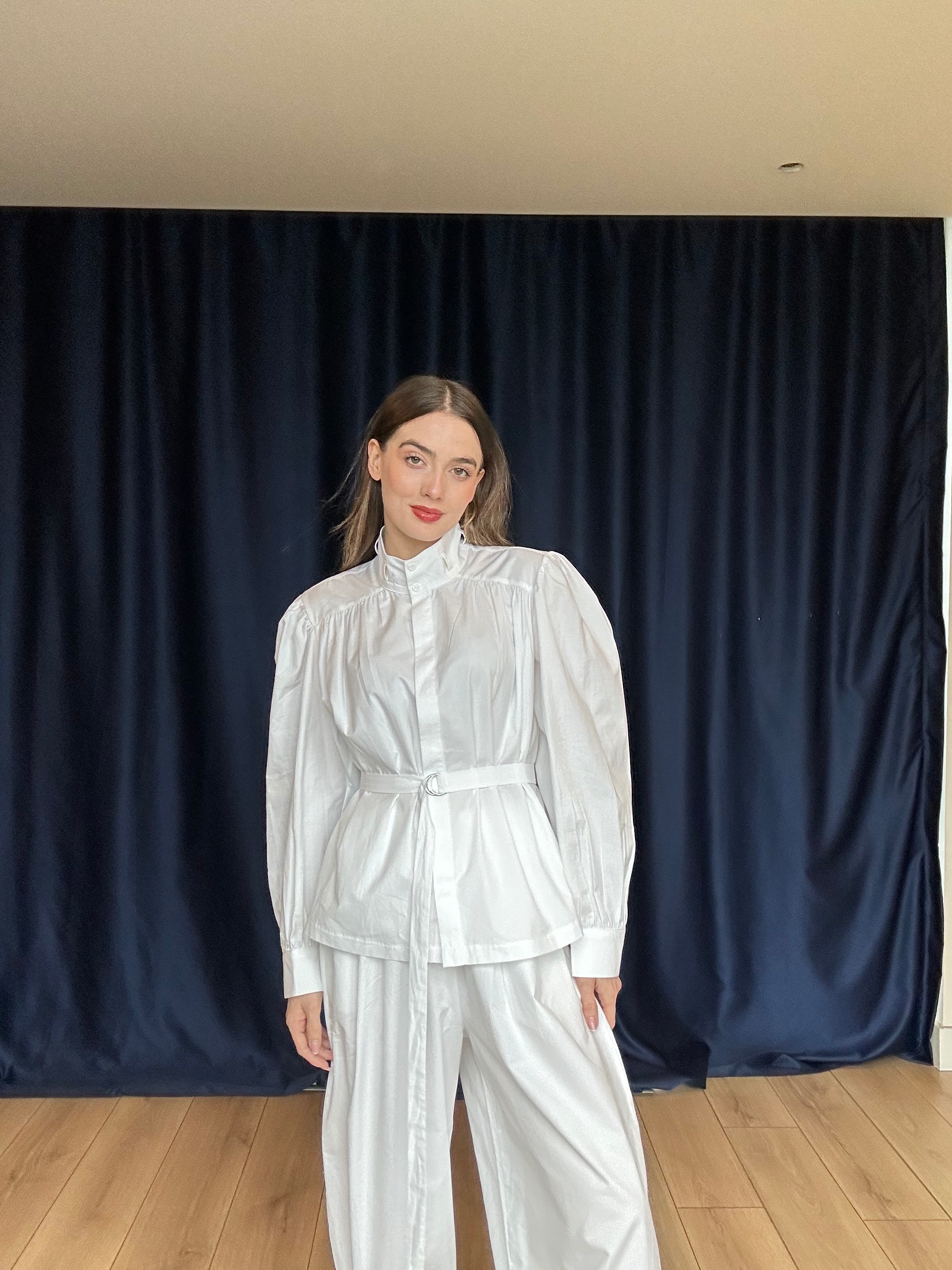 Aec Prive Kadın Premium Poplin Gömlek Pantolon Suit- 34323
