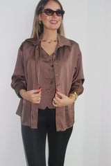 Aec Prive Kadın Özel Tasarım Yelek Gömlek