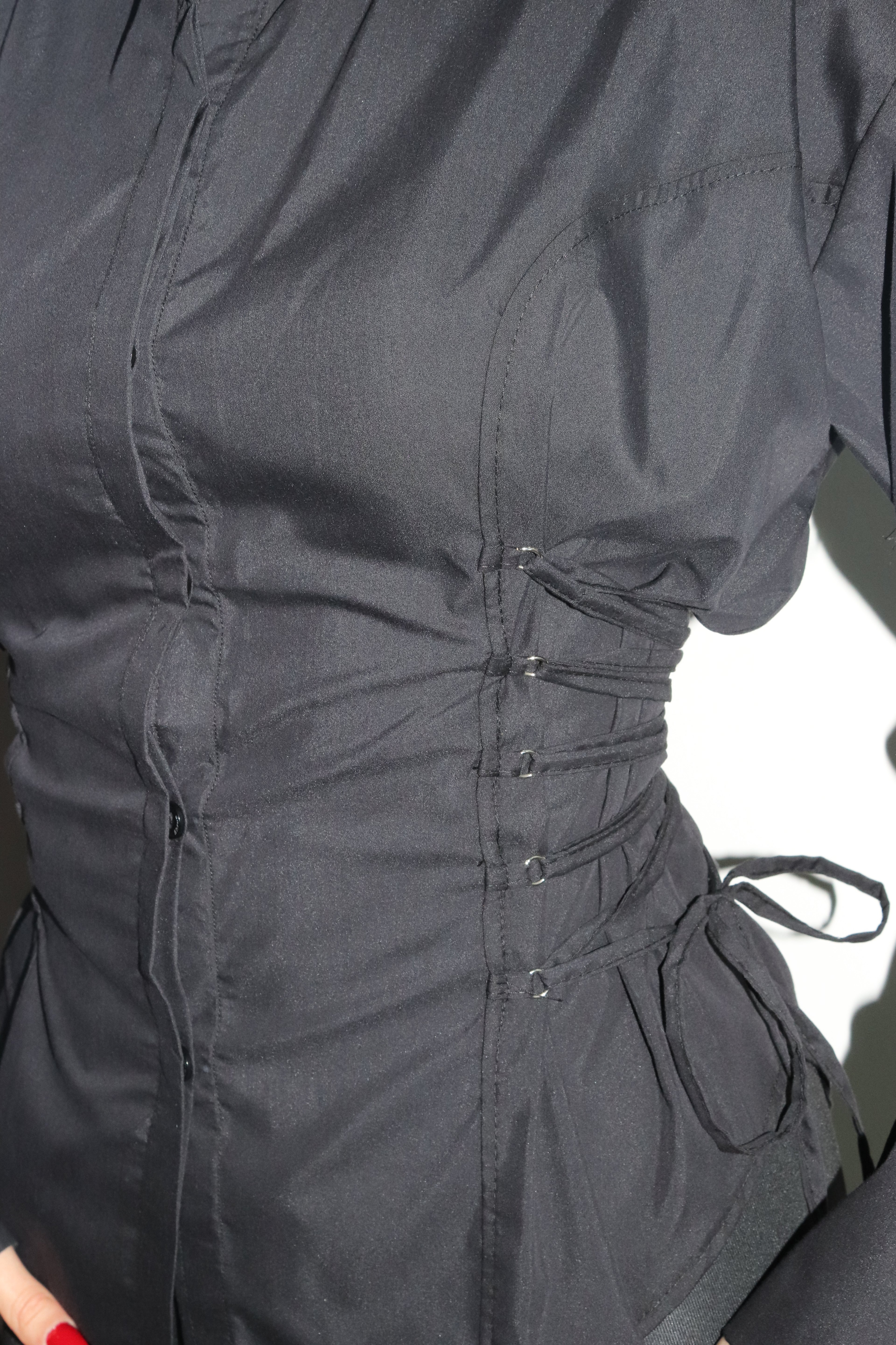 Aec Prive Women's Special Design Elegant Waist-Slimming Shirt -2234