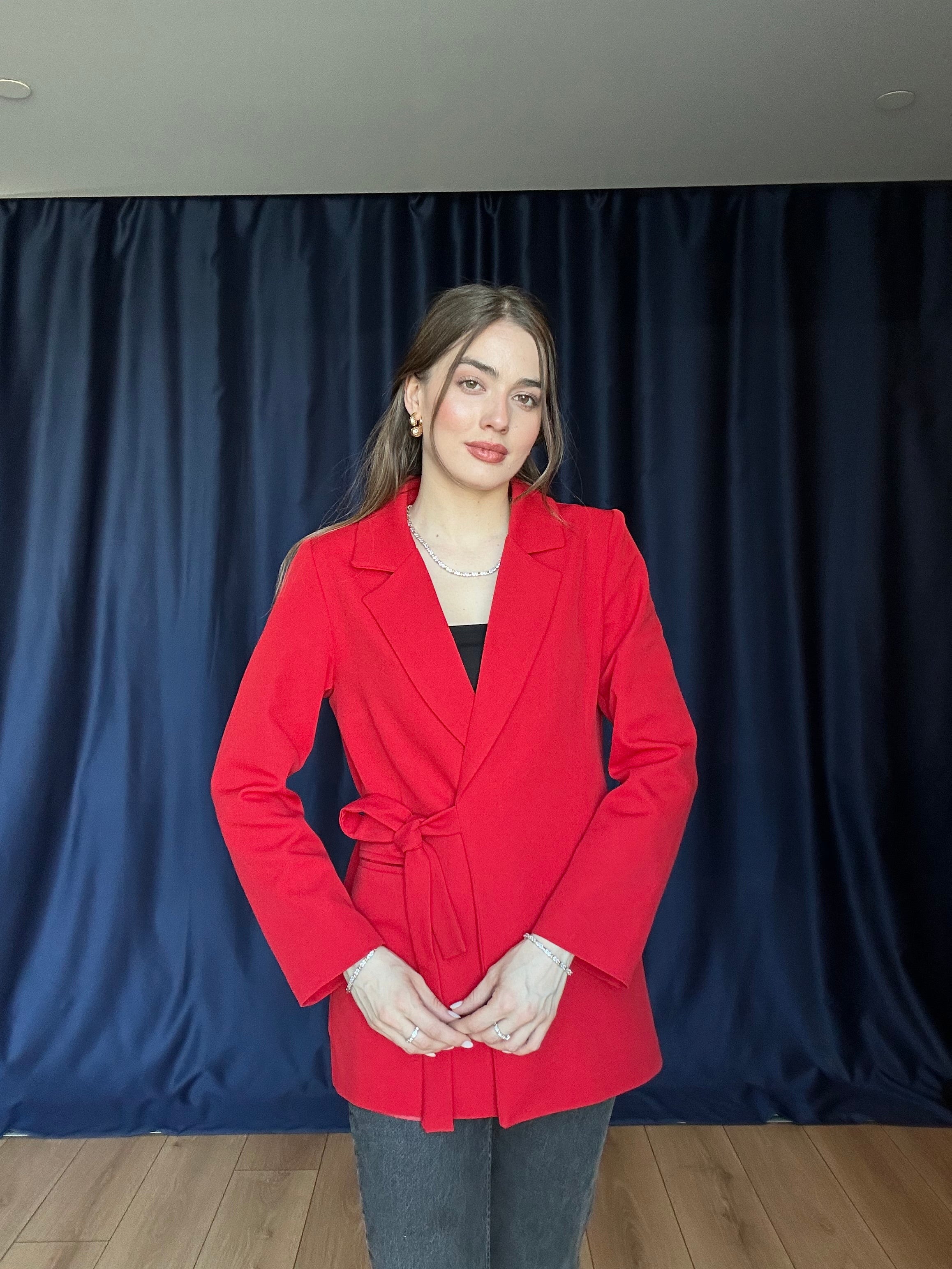Aec Prive Kadın Premium Kalite Beli İnce Gösteren Şık Ceket